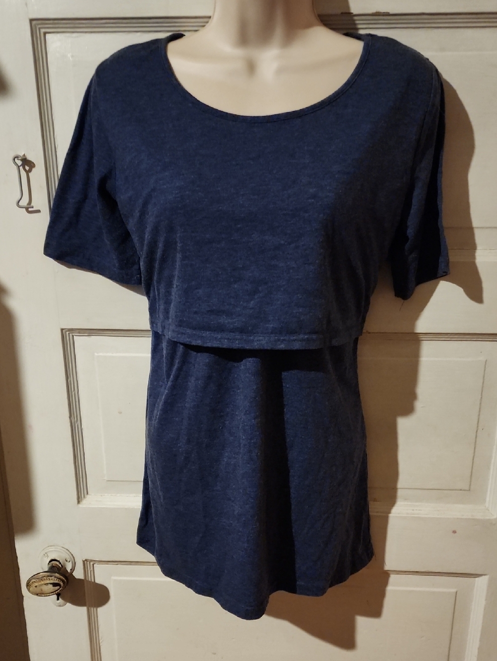 Blue Short Sleeve Top Medium